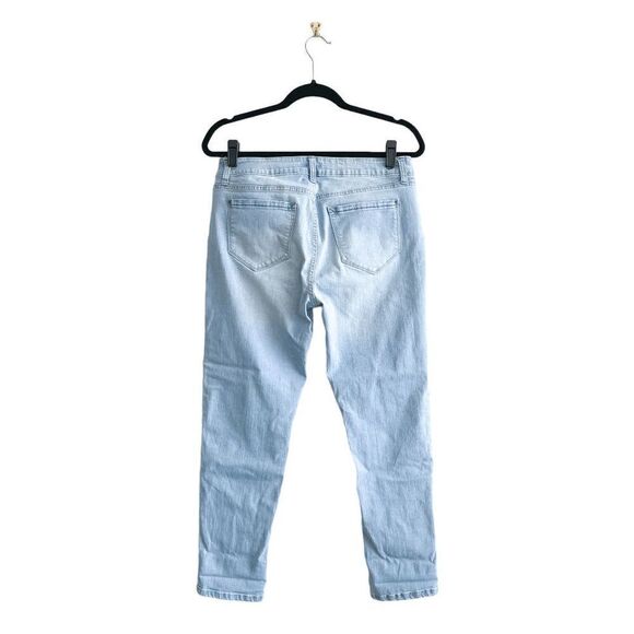 Kensie Womens Denim Jeans Skinny High Rise Light Blue Wash Size 10 - Picture 3 of 10